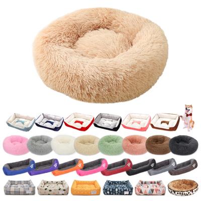 China Designer Dog Sofa Extra Large Fluffy Cover Breathable Plush Custom Orthopedic Pet Calming Bed for sale