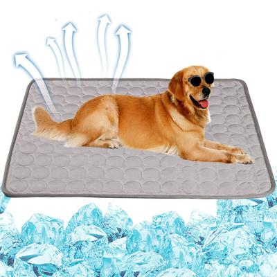 China Non Toxic Travel Summer Large Cats Pro Bed Pet Cooling Mat For Dogs for sale