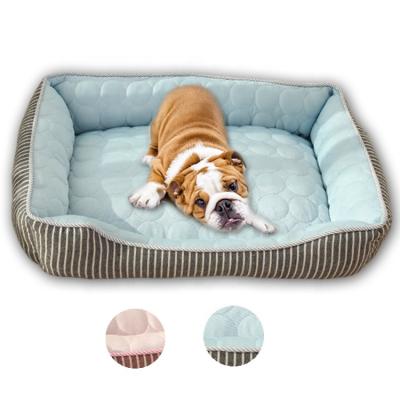 China 2020 New Design Faux Fur Football Throw Pet Cat Donut Dog Bed Cooling Warm Memory Foam for sale