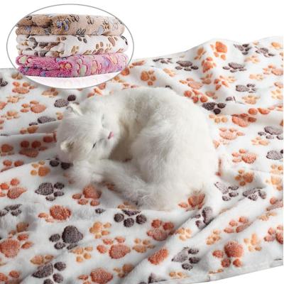 China Amazon Travel Personalized Custom Logo Throw Travel Small Soft Gray Pet Cat Luxury Dog Beds and Blankets for sale