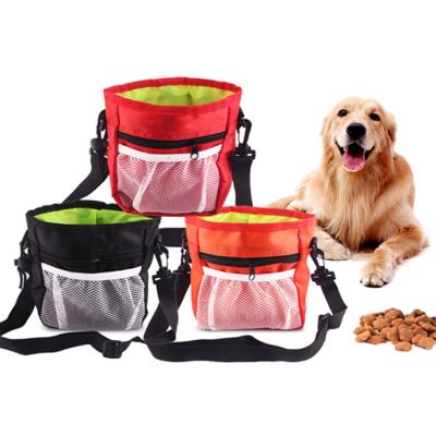 China Best Worthless Bag Belt Leash Bag Treat Pouch Treat Holder Viable Outdoor Diy Magnetic Dog Training Bag For Pet for sale