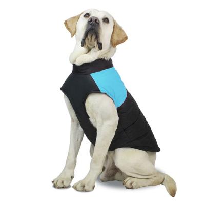 China Durable Outdoor Winter Reflective Brand Large Dog Warm Waterproof Windproof Vest Jacket for sale