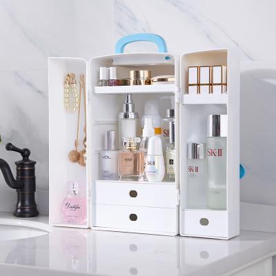 China Viable for Cosmetic Storage Box Organizer Makeup Storage Box Modern Home Style Viable Cosmetic Organizer for sale