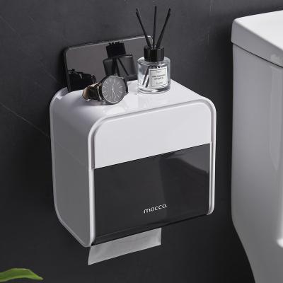 China Modern Universal Wall Mounted Storage Holder High Quality Style Plastic Tissue Box For Facial Tissue for sale