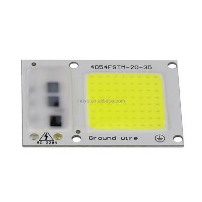 China Channel Letter LED COB Chip 50W 40W 30W 20W 10W AC 220V Smart IC COB Driverless LED For LED Projector Spotlight for sale