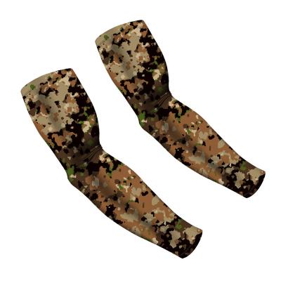 China Breathable Compression Arm Sleeve Custom Printing OEM Camouflage Sun Protection Arm Cover Motorcycle Cooling Cycling Fishing for sale