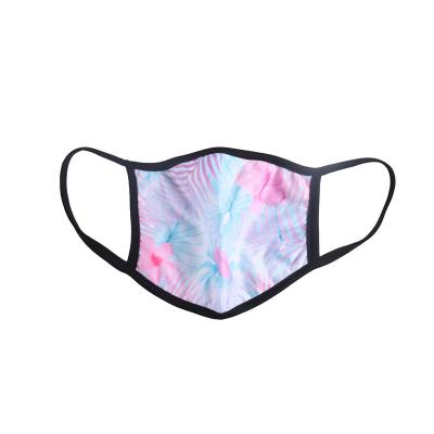 China Other wholesales breathable sublimation printed 3 layer facemask reusable men face cover 3 layer facemask for sale