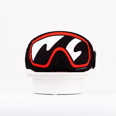 China Hot Sale Full Color Print Microfiber Cloth Mirror Cover Customized Design Ski Goggles Cover Customized Size for sale