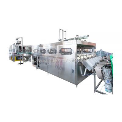 China Automatic Beverage 19.8l Barrel Pure Water Making Machine 5 Gallon Drinking 20liters Bottle Filling Production Line for sale