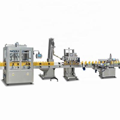 China High Speed ​​Automatic Food 2 In 1 Filling Capping Machine For Edible Oil for sale