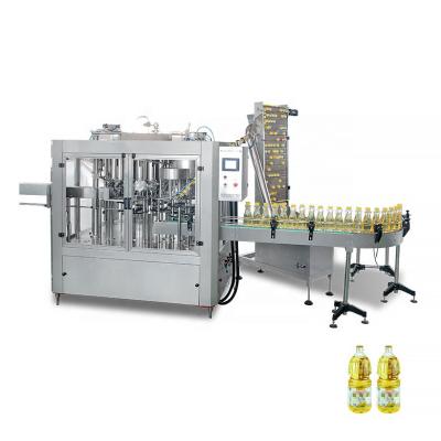 China Sunflower Plunger Frying Oil Bottle Food Servo Pet Detergent Filling Packing Machine for sale