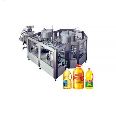 China Automatic Linear Vegetable Olive Cooking Oil Filling Machine Edible Food Pet 500ml-5L Bottle Sunflower Vegetable for sale