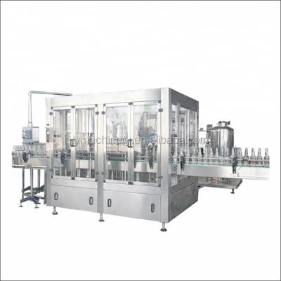 China Automatic Aluminum Beverage Glass Bottle Cap Alcohol Drinks Wine Filling Bottling Machine for sale