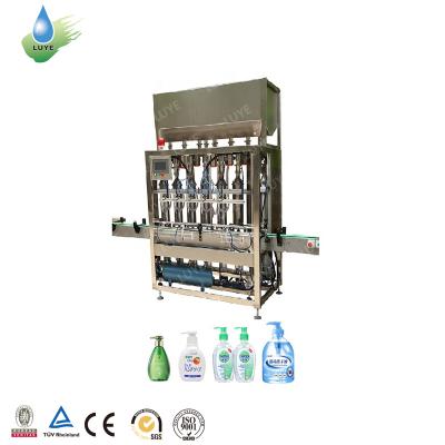 China Oill Automatic Bottle Capping and Filling Labeling Machine for Hand Sanitizer Gel Liquid Soap Grading Machines for sale