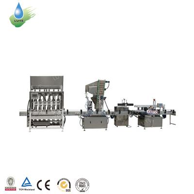 China Oill CE Certificate Automatic Capping And Filling Labeling Machine For Hand Wash Liquid for sale