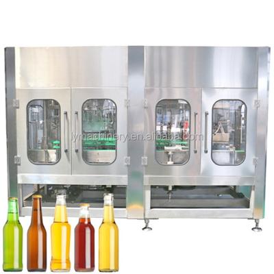 China Automatic Drinking Pure Food Water Liquid Alcohol Wine Mineral Sparkling Filling Making Bottling Machine for sale