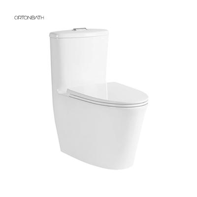 China ORTONBATH Double-Flow WC Price Luxury Toilet Bowl 300Mm Toilet Bowl Ceramic One Piece Toilet Chair for sale