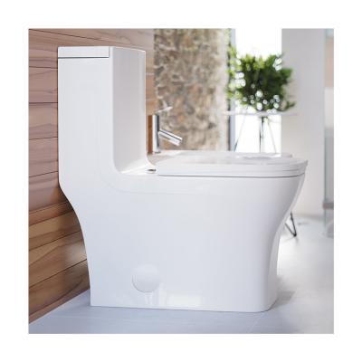 China ORTONBATH Double-Flow South American Style Bathroom Comode Strap Ceramic Siphonic One Piece Toilet for sale