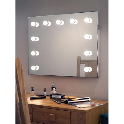 China ORTONBATH Illuminated Hotel Room Lighted Rectangular Bathroom Backlit Led Smart Mirror Mirror With Lights for sale