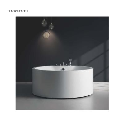 China ORTONBATH Eco-friendly Material Economical Acrylic Freestanding Bathtub OTZH1610 for sale