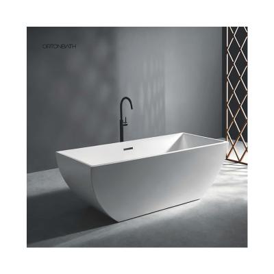 China Eco-friendly Hardware ORTONBATH Bathroom Frees Tanding Bathtub Economy Acrylic Freestanding Bathtub for sale