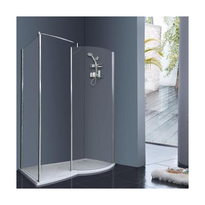 China ORTONBATH Modern Luxury Walk In Shower Enclosure Sliding Door Bathroom Glass Shower Rooms for sale