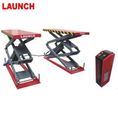 China Hotsale Electric Portable Single Car Scissor Lift Used LAUNCH TLT635A 3000kg for sale