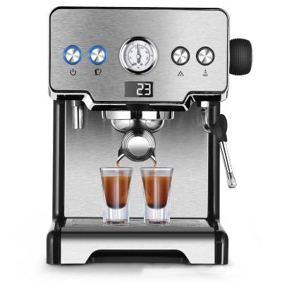 China Hotel Customize Commerical Stainless Steel Pressure 1.7L Automatic Espress Coffee Maker Machine for sale