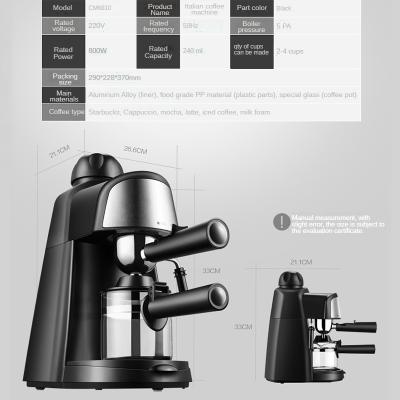 China Hotel Customize Brewer Best Supplier 5Bar Espresso Coffee Machine for sale