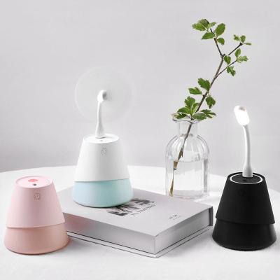 China Mini Adjustable Rechargeable Car Diffuser Home Air Tabletop Humidifiers with Light for sale