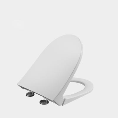 China FG-860 Children's Toilet Seats PP WC Toilet Lid Hinge Slow Narrow Close Quick Release Toilet Seat Cover for sale