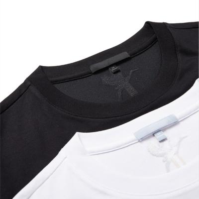 China 2021 Summer Youth Simple Style Embroidered Short Sleeve Anti-wrinkle Man Clothes for sale