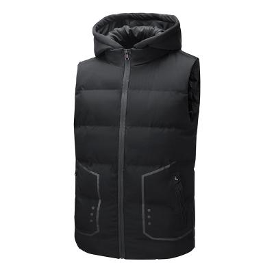 China Anti-wrinkle 2021 winter men's clothing warm cotton vest coat plus size men's coat cotton-padded vest M-6XL for sale