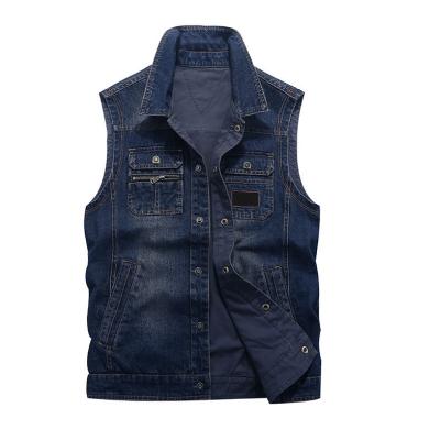 China Anti-wrinkle 2021 autumn and winter custom fashion men's casual cotton vest lapel vest coat trend men's casual vest coat on both side for sale