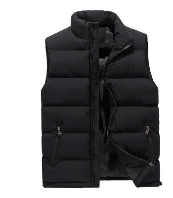 China 2021 wholesale Anti-wrinkle vest men's autumn and winter down cotton vest men's thickened cotton vest hat cotton detachable VEST JACKET for sale