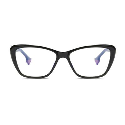 China For Reading Glasses Fashion Anti Light Glasses TR90 Acetate Monocle Frame Blue Optical Reading Glass Frames for sale