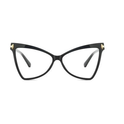 China For Hot Sale Fashion Blue Light Reading Glasses Anti Blocking Cat Eye Spectacle Frames Optical Glasses for sale