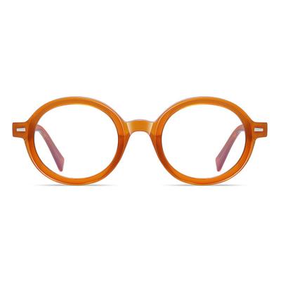 China For Reading Glasses Fashion Computer Glasses High Quality Blue Light Eyewear Fashion Anti Stainless Glasses Frames Retro Round Optical Frames for sale