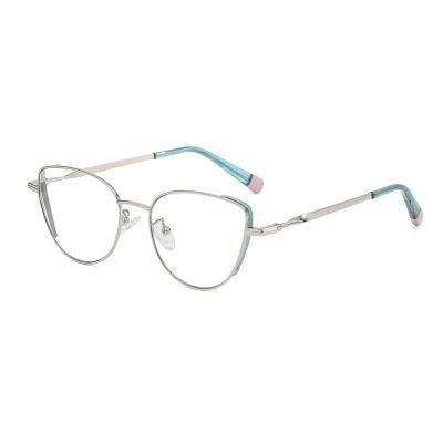 China For Hot Selling Cat Eye Frame Anti Blue Reading Glass Product Light Blocking To Protect Computer Glasses For Female for sale