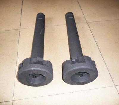 China Aluminum Working Tools Degassing Rotor with Customized Graphite Mold Design for sale