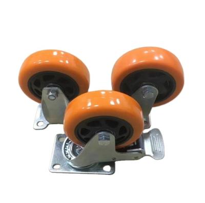 China swivel & Industry rigid application and steel material caster wheel for sale