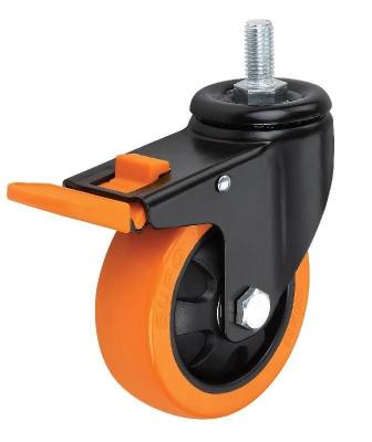 China Factory price rubber caster wheel on machine for sale