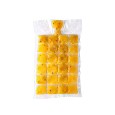 China Waterproof Plastic Clear Pe Ice Cube Packing Bag Disposable Ice Bag for sale