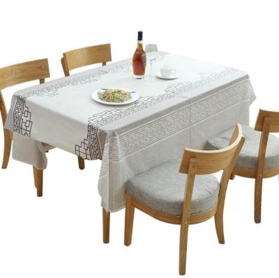 China Waterproof Disposable Plastic Environmentally Friendly Degradable Sourcing Tablecloth 5Pcs/Bag for sale