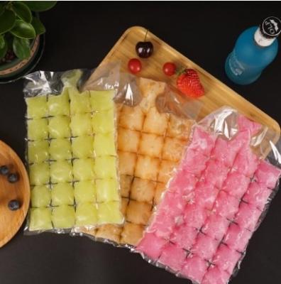 China Food Grade Waterproof Disposable Safety Bag Disposable Plastic Ice Cube Bag For Making Ice Packs for sale