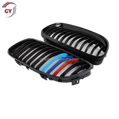 China ABS Car Parts Auto Bumper Grills For 2008-2011 BMW Series E90 LCI 325i 328i 335i 335xi 330i Single Line 3 M Power Car Grille for sale