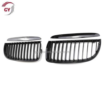 China ABS E90 Car Grill For BMW 3 Series E90 325i 328i 335i 335xi 330i 330xi 2005-2007 Single Line Gloss Black ABS Front Grille for sale