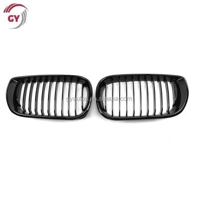 China ABS Parts Car Automotive Grill For BMW 3 Series E46 2002-2005 Gloss ABS Front Grille Black for sale