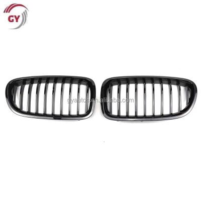 China ABS Car Front Bumper Gloss Black Single Line Grill For BMW 5 Series F10 2010-2017 for sale