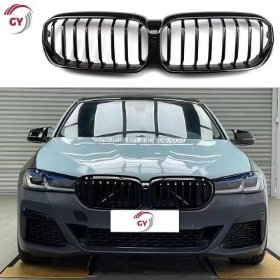 China ABS M5 Styling Car Front Bumper Gloss Black Color Grill Accessories For BMW 5 Series G30 2021 2022 2023 for sale